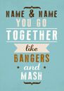 Tap to view We Go Together - Bangers Mash Poster