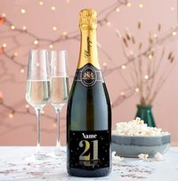 Tap to view 21 Today Personalised Champagne