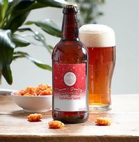 Tap to view Company Christmas Logo Beer - Red