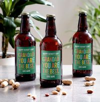 Tap to view Grandad You Are The Best Personalised Beer- Multi Pack