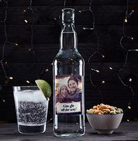 Tap to view Christmas Stamp Personalised Photo London Dry Gin