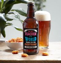 Tap to view Thank You Teacher Personalised Beer - Multi Pack
