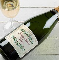 Tap to view Happy Christmas Champagne Brut - Personalised