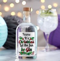 Tap to view Let The Fun Be-Gin Personalised Gin