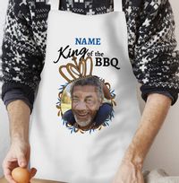 Tap to view Crowned King of the BBQ Personalised Apron