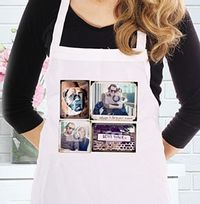 Tap to view 4 Photo Collage Vintage Frame Apron