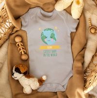 Tap to view Cutest baby in the World Personalised Baby Grow