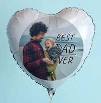 Tap to view Best Dad Ever Photo Upload Balloon