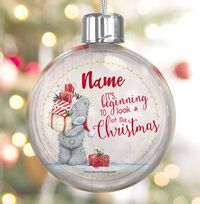 Tap to view Me To You Personalised Bauble