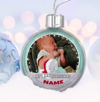 Tap to view My 1st Christmas Me To You Photo Bauble
