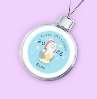Tap to view Personalised First Christmas Bauble