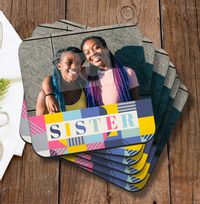 Tap to view Sister Birthday Photo Coaster