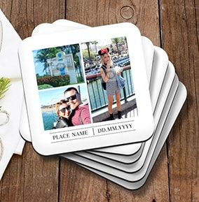 Travel Memory Photo Coaster