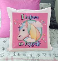 Tap to view Unicorn Emoji Personalised Cushion