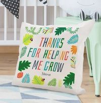Tap to view Helping Me Grow Personalised Cushion