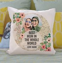 Tap to view Best Mum In The Whole World Photo Cushion