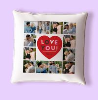 Tap to view Love You Photo Upload Cushion