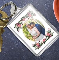 Tap to view Floral Themed Photo Keyring