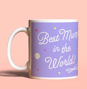 Cancer Research UK Best Mummy In The World Photo Upload Mug