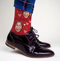 Tap to view Personalised Girlfriend Photo Socks