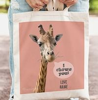 Tap to view Giraffe Tote Bag - Rachael Hale