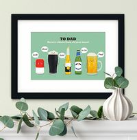 Tap to view Cheers From Beers Personalised Print