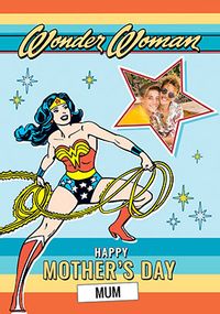 Tap to view Wonder Woman Photo Mother's Day Card