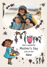 Tap to view Girl And Mum Mother's Day Photo Card