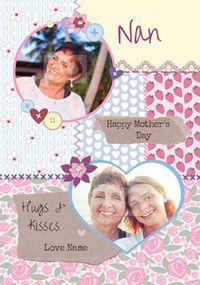 Tap to view Patchwork - Mother's Day Card Multi Photo Upload Nan