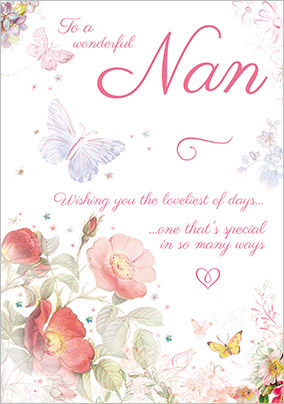 Wonderful Nan Mother's Day Card | Funky Pigeon