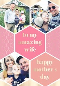 Tap to view Amazing Wife Multi Photo Mother's Day Card