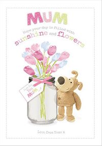 Tap to view Mum - Sunshine & Flowers Personalised Card