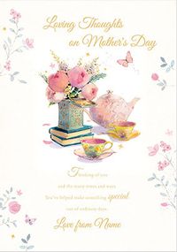 Tap to view Lovely Thoughts Mother's Day Personalised Card