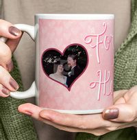 Tap to view Forever in Heart Personalised Anniversary Mug