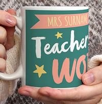 Tap to view Best Teacher In The World Personalised Mug