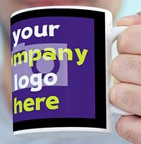 Tap to view Personalised Corporate Logo Mug - Photo Upload Black