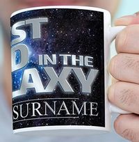 Tap to view Best Dad In The Galaxy Personalised Photo Mug