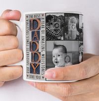 Tap to view The Best Daddy Multi Photo Upload Mug