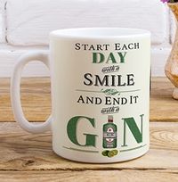 Tap to view Personalised Gin Mug - End Each Day