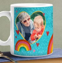 Tap to view Rainbow Hugs Photo Personalised Mug
