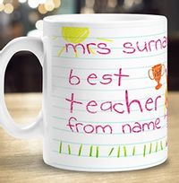 Tap to view Personalised Best Teacher Mug - Photo Upload
