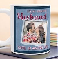 Tap to view Wonderful Husband Amazing Dad Personalised Mug