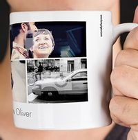 Tap to view Personalised Mug - Multi Photo Upload Polaroids