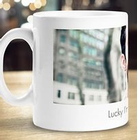 Tap to view Personalised Mug - Photo Upload Triptych Lucky in Love