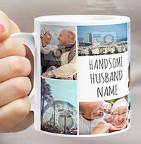 Tap to view Multi Photo Upload Husband Mug