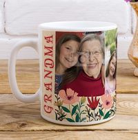 Tap to view Grandma 4 Photo Personalised Mug
