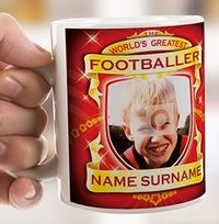 Tap to view World's Greatest Footballer Personalised Mug