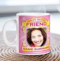 Tap to view World's Greatest Friend Personalised Mug