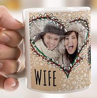 Tap to view Wife Love Hearts 3 Photo Mug