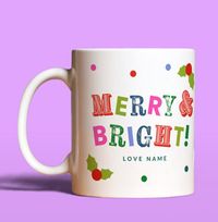Tap to view Merry & Bright Photo Upload Mug